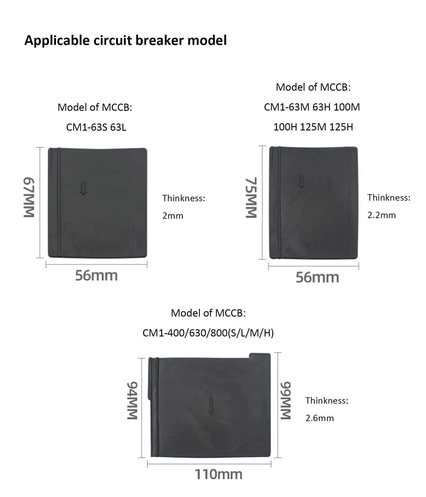 Applicable Circuit Breaker Model