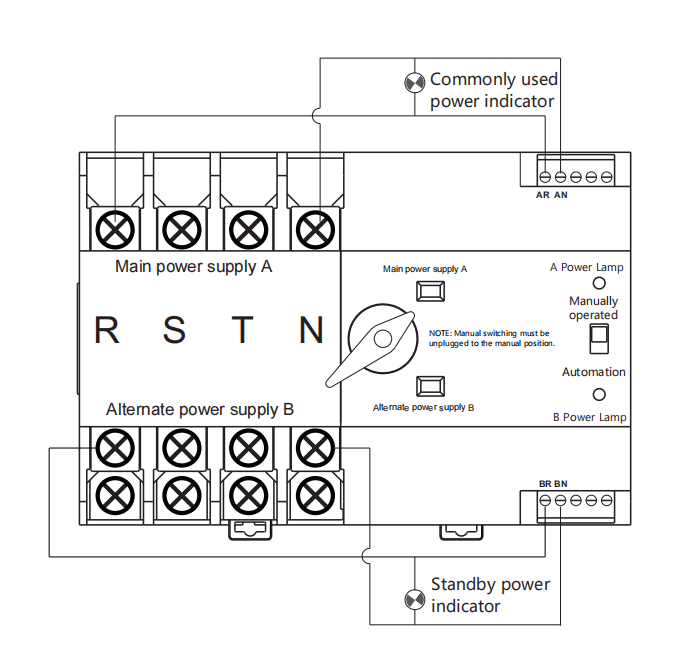 DLQ1-100K Secondary control circuit wiring