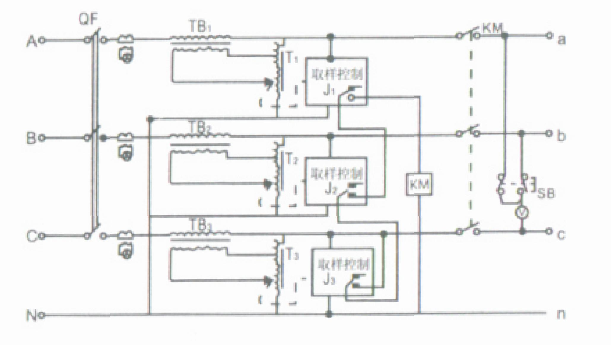 Electrical Schematic Diagram of VAS Series Voltage Regulator