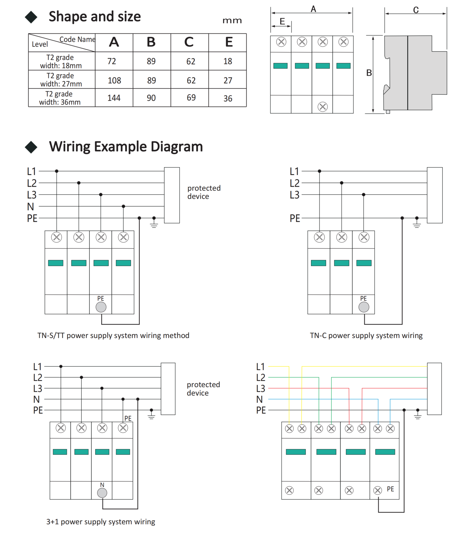 Product Description of DLSPD-1 Series SPD - 1