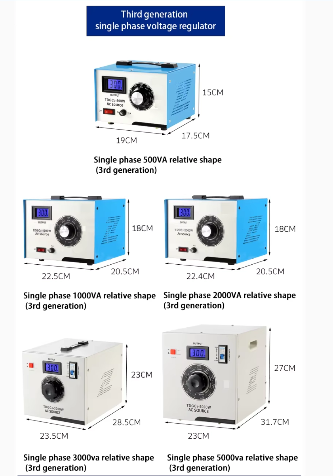 Product DQescription of STG Series AC Regulated Power Supply