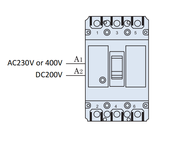 Share excitation disconnectors of DLM1E Series Adjustable MCCB