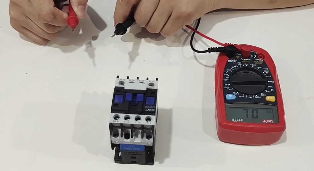 Testing AC Contactors with a Multimeter