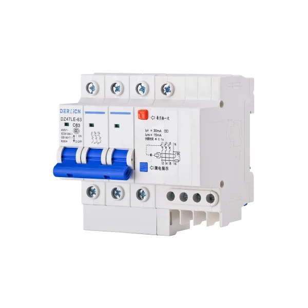 DZ47LE 3P+N Residual Current Operated Circuit Breaker-2