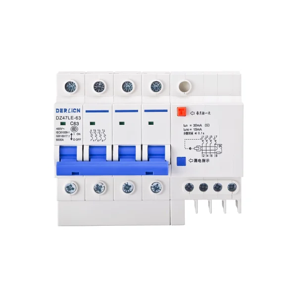 DZ47LE 4P Residual Current Operated Circuit Breaker-1