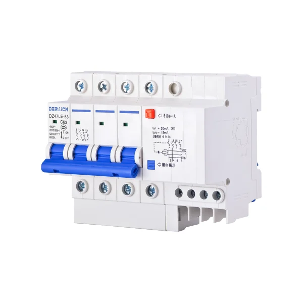DZ47LE 4P Residual Current Operated Circuit Breaker-2