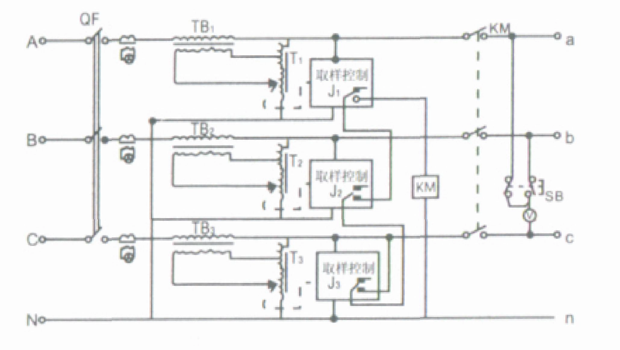 Electrical Schematic Diagram of VAS Series Voltage Regulator