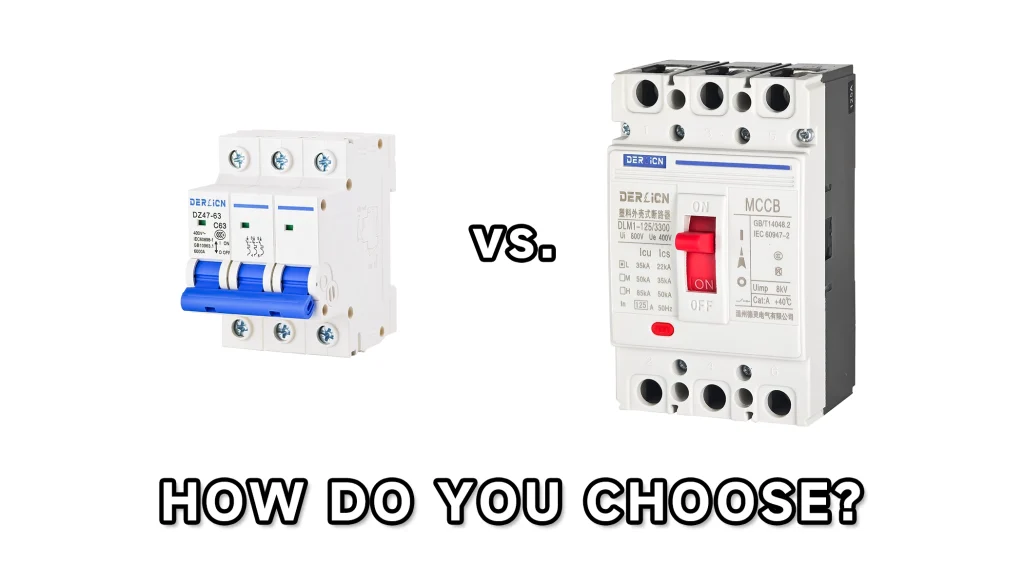 Molded Case Circuit Breaker VS Miniature Circuit Breaker_How Do You Choose