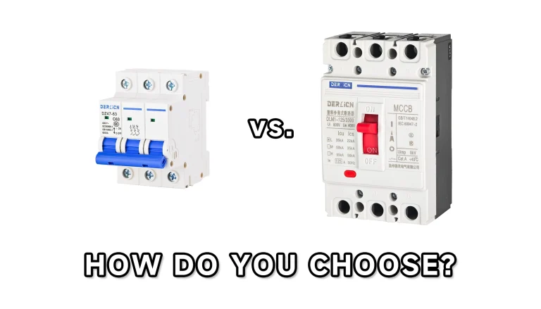 Molded Case Circuit Breaker VS Miniature Circuit Breaker_How Do You Choose