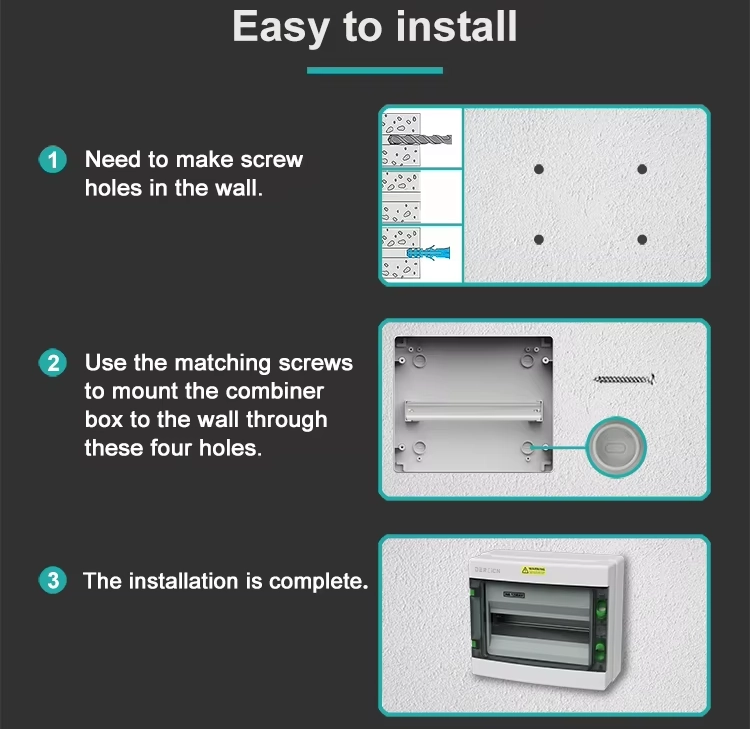 HA 12 Series Waterproof Distribution Box Product Description 6 HA-12 Series Waterproof Distribution Box Product Description-6